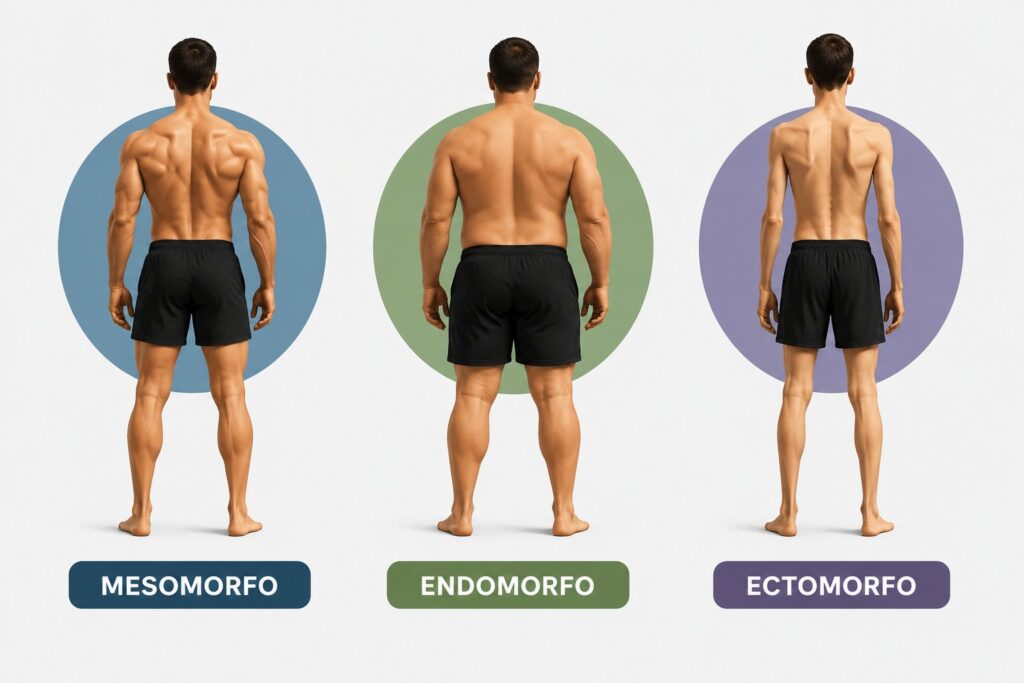 Los tres tipos de cuerpo o biotipos corporales