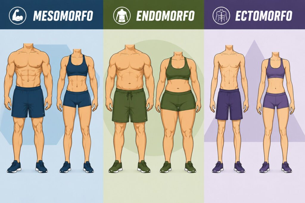 Tipos de cuerpo, biotipos corporales o somatotipos