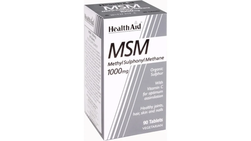 Health Aid Msm Metilsulfonilmetano 1000 Mg 90 Comp