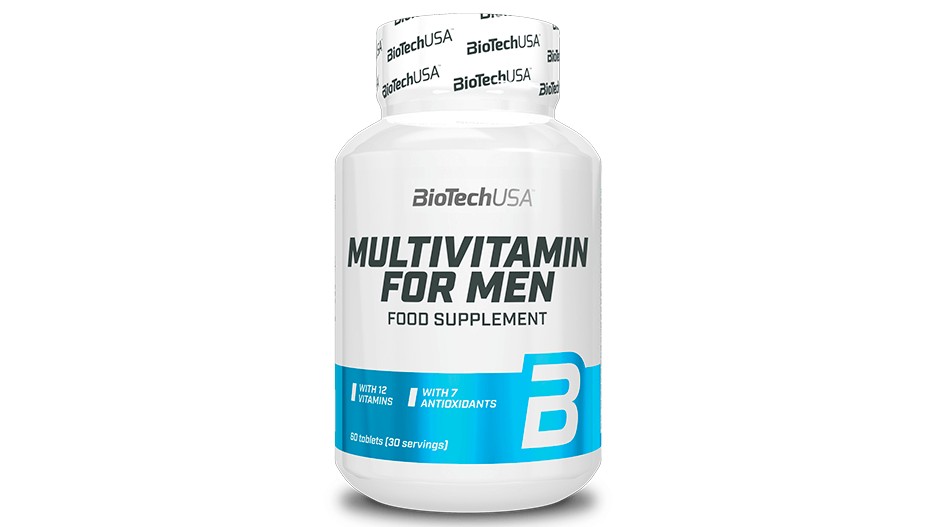 BioTech USA Multivitamin for Men 60 tabs - Multivitamínico para hombres.