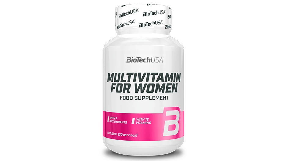 BioTech USA Multivitamin for Women 60 tabs - Multivitamínico para mujeres.
