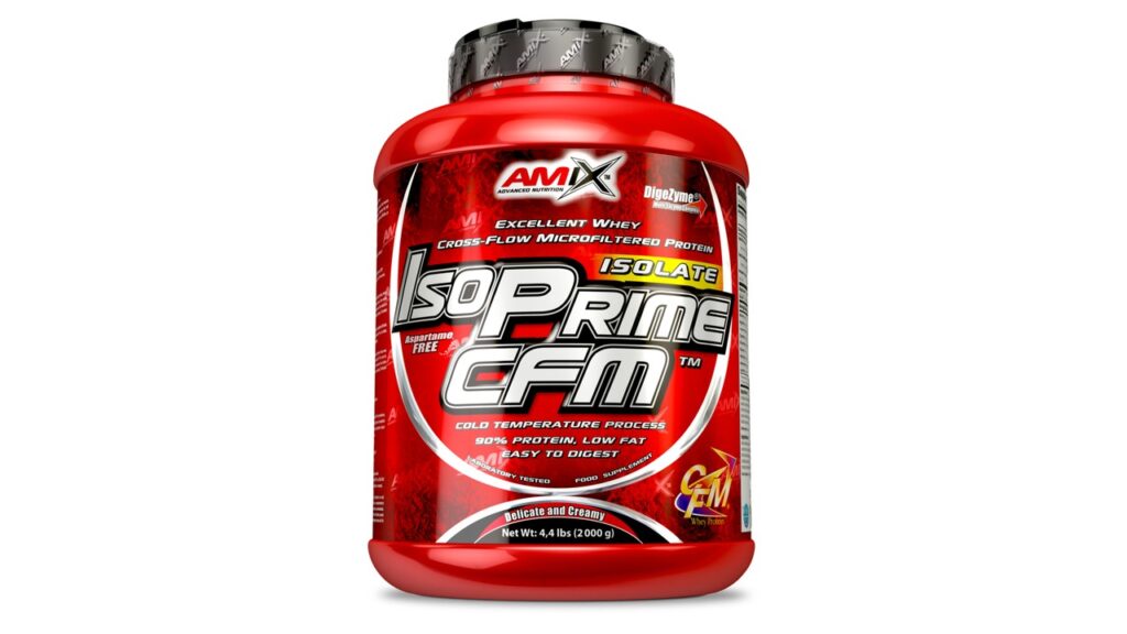 Amix IsoPrime CFM Isolate 2 kg - Proteína con 90% de pureza.
