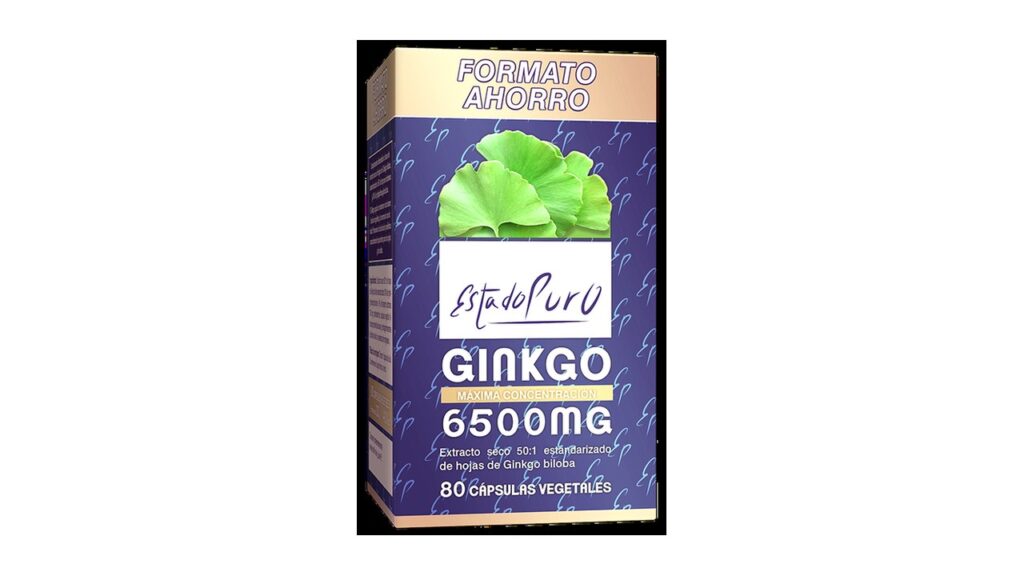 Tongil Ginkgo 6500 mg 80 cápsulas Estado Puro
