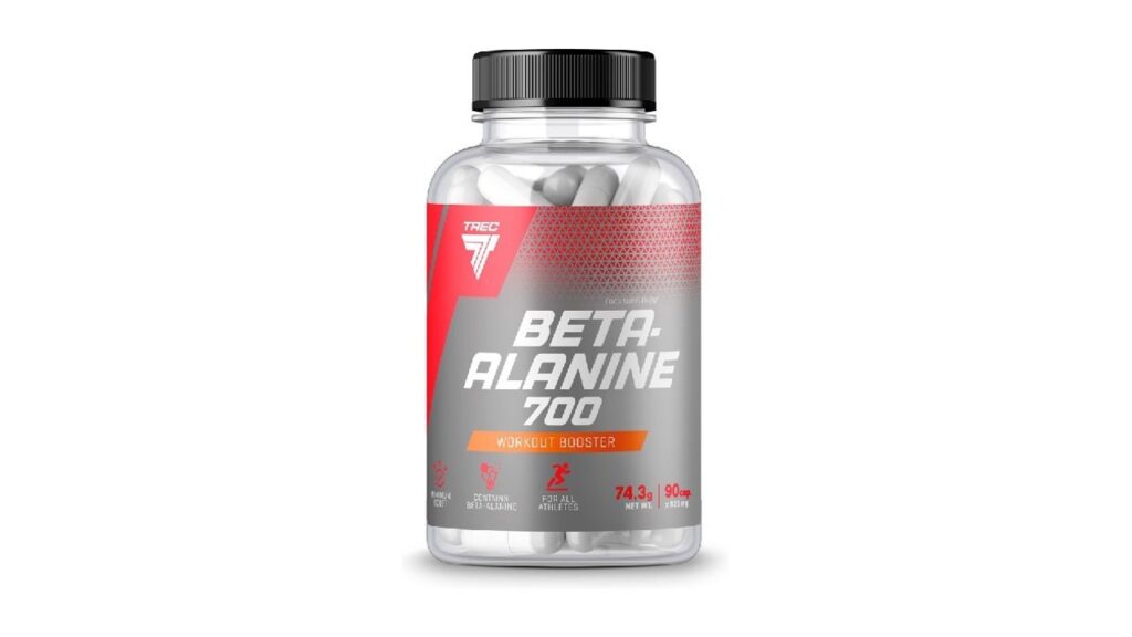 Trec Nutrition Beta-alanina 700 - 90 Cápsulas - Para aumentar la carnosina muscular.