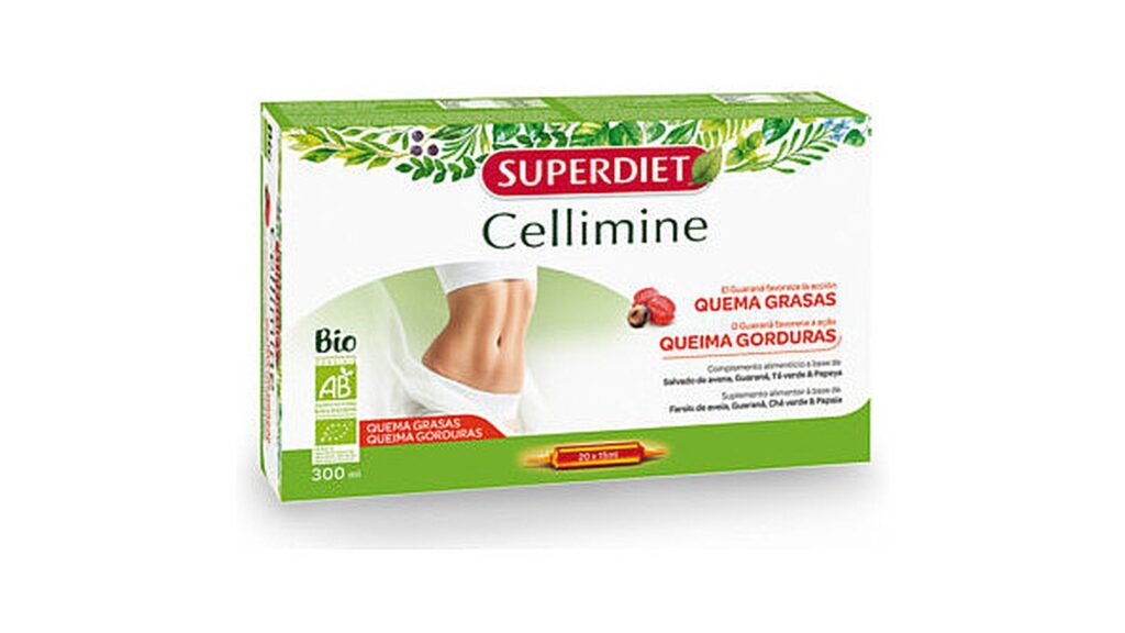 Superdiet Cellimine Quemagrasas 20 Amp - Quemador de grasas con ingredientes más naturales.