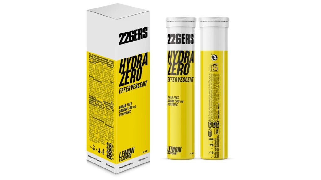 226ERS Hydrazero Effervescent 20 Uds -  Suplemento de tabletas efervescentes para reponer electrolitos. 