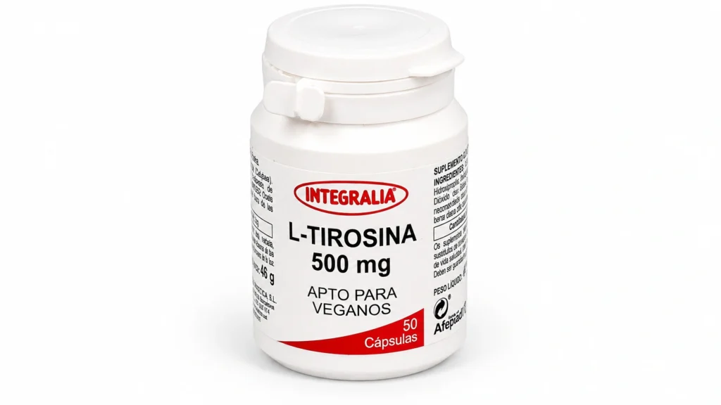 Integralia L-Tirosina 50 uds - Suplemento en capsulas.