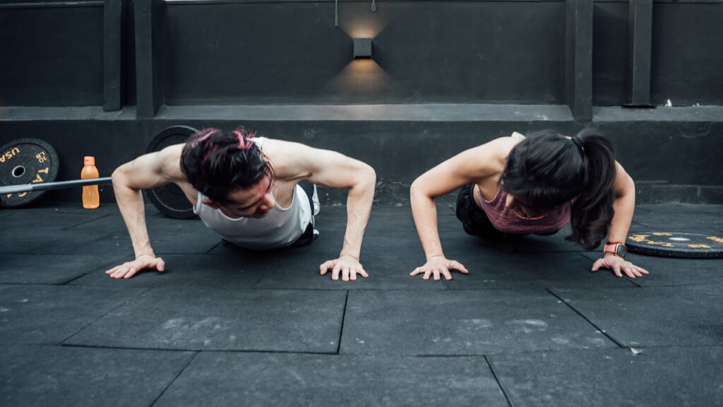 Flexiones para fortalecer tendones y hombros