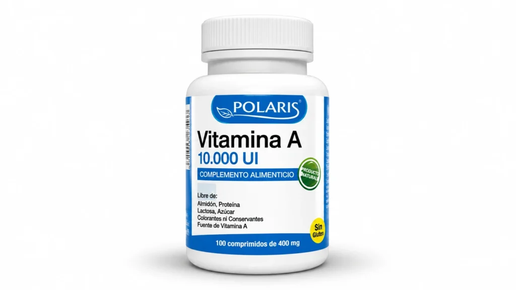 Suplemento de vitamina A 100 Comp - Marca Polaris 