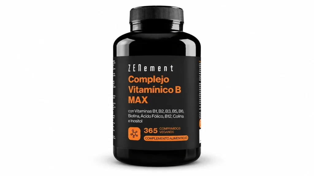 Suplemento de Complejo Vitamínico B Max - Marca Zenement.