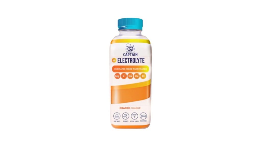 GUTsy Captain Electrolites de 600 ml. Bebida de electrolitos para deportistas.