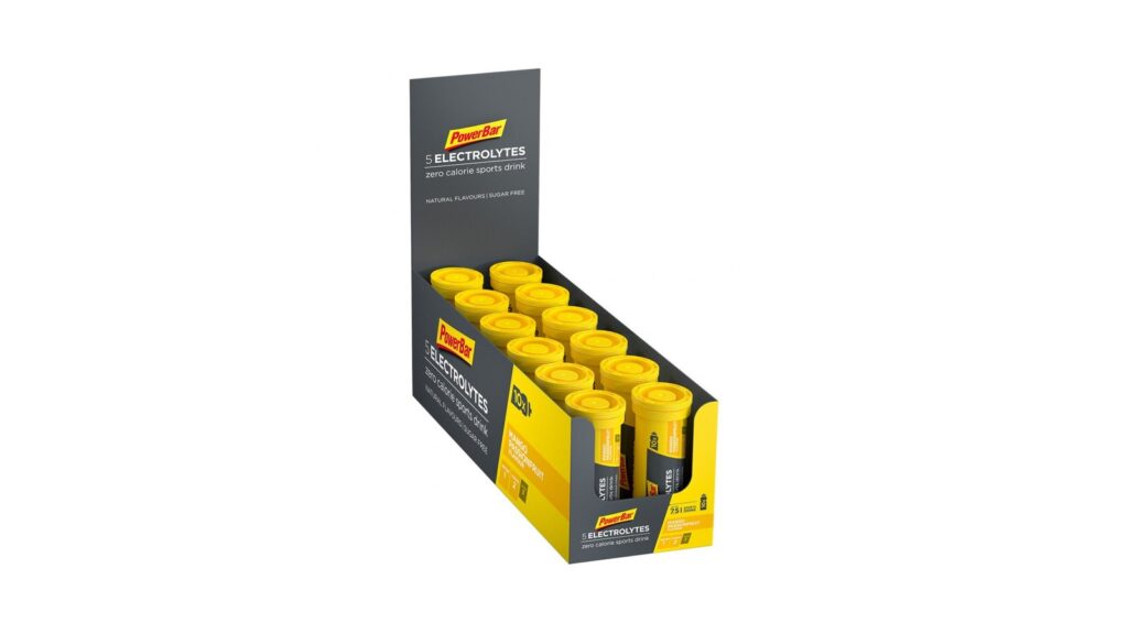 PowerBar Electrolytes Tabletas - Para reponer minerales sin consumir carbohidratos.
